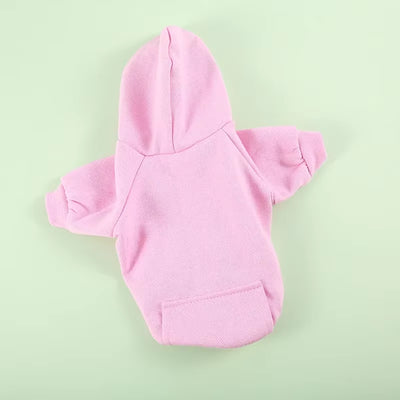 Autumn Winer Dog Clothes Soft Puppy Dog Hoodies Cute Pocket Pet Clothes for Small Dogs Pets Clothing