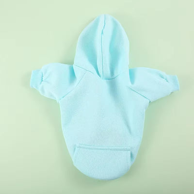 Autumn Winer Dog Clothes Soft Puppy Dog Hoodies Cute Pocket Pet Clothes for Small Dogs Pets Clothing